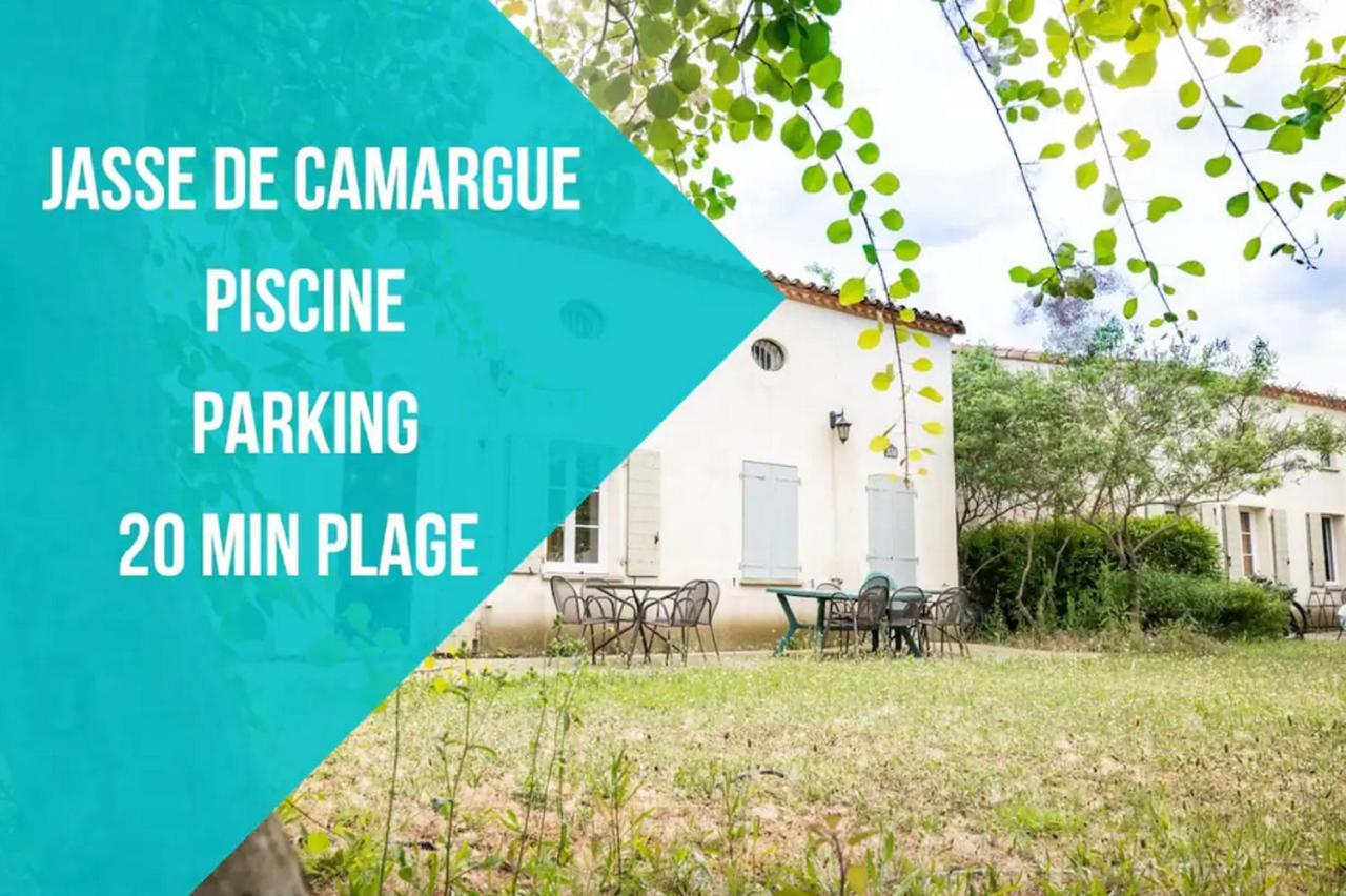 Jasse Camarguaise 535 - Piscine Clim Parking Famille - Top Pros Servicesconciergerie Villa Галарг-льо-Монтю Екстериор снимка